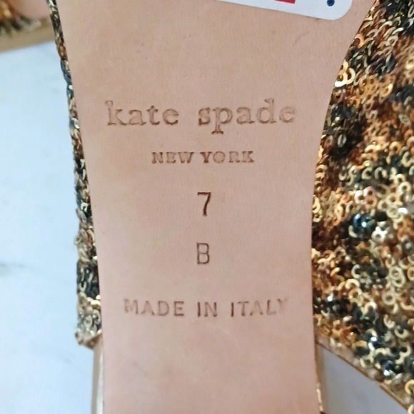 Kate Spade CHARYL Sandals - Sequin,  Heels.  Size 7 - Picture 8 of 9